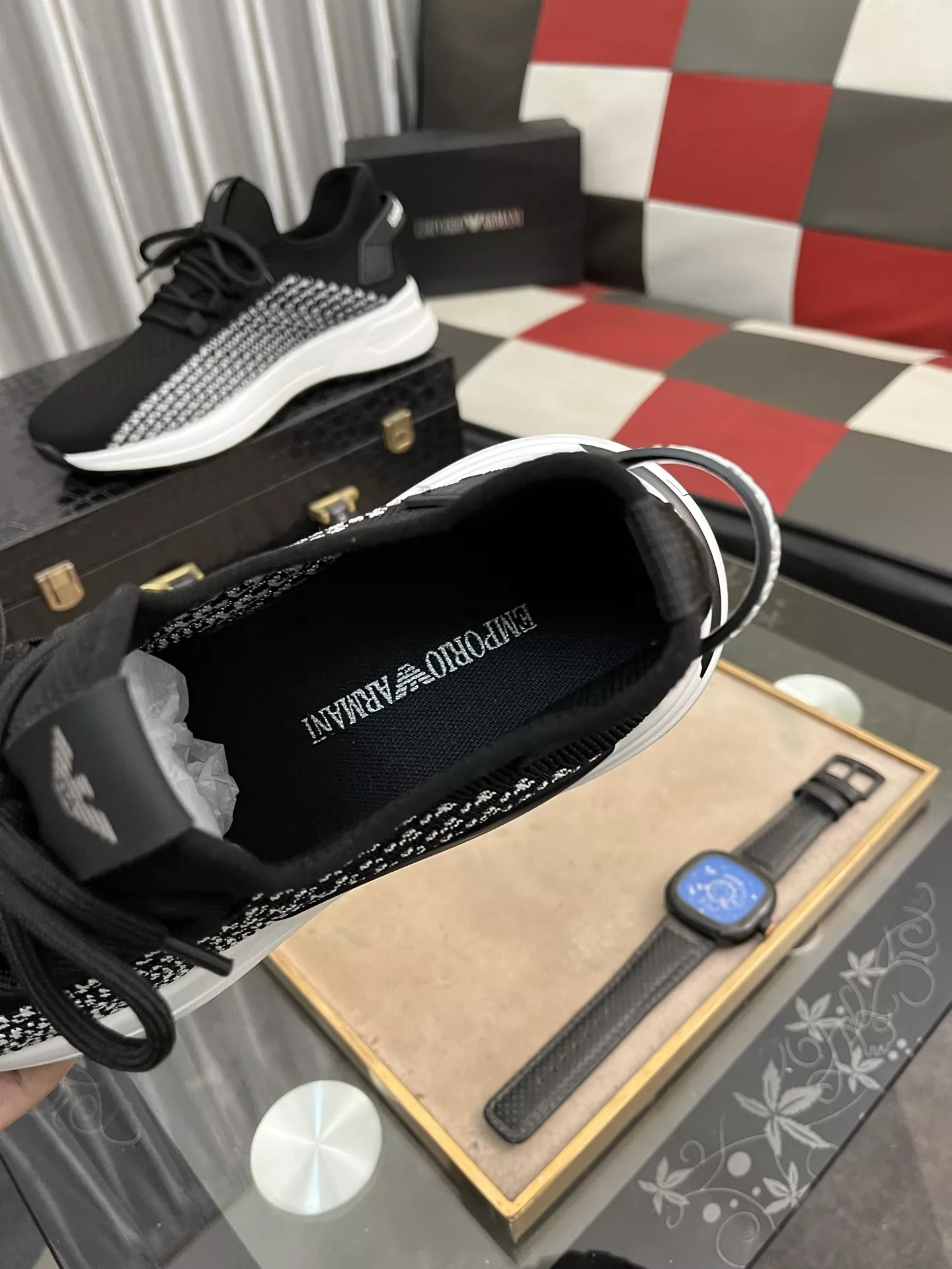 Compact 9530 Armani Casual Shoes For Men