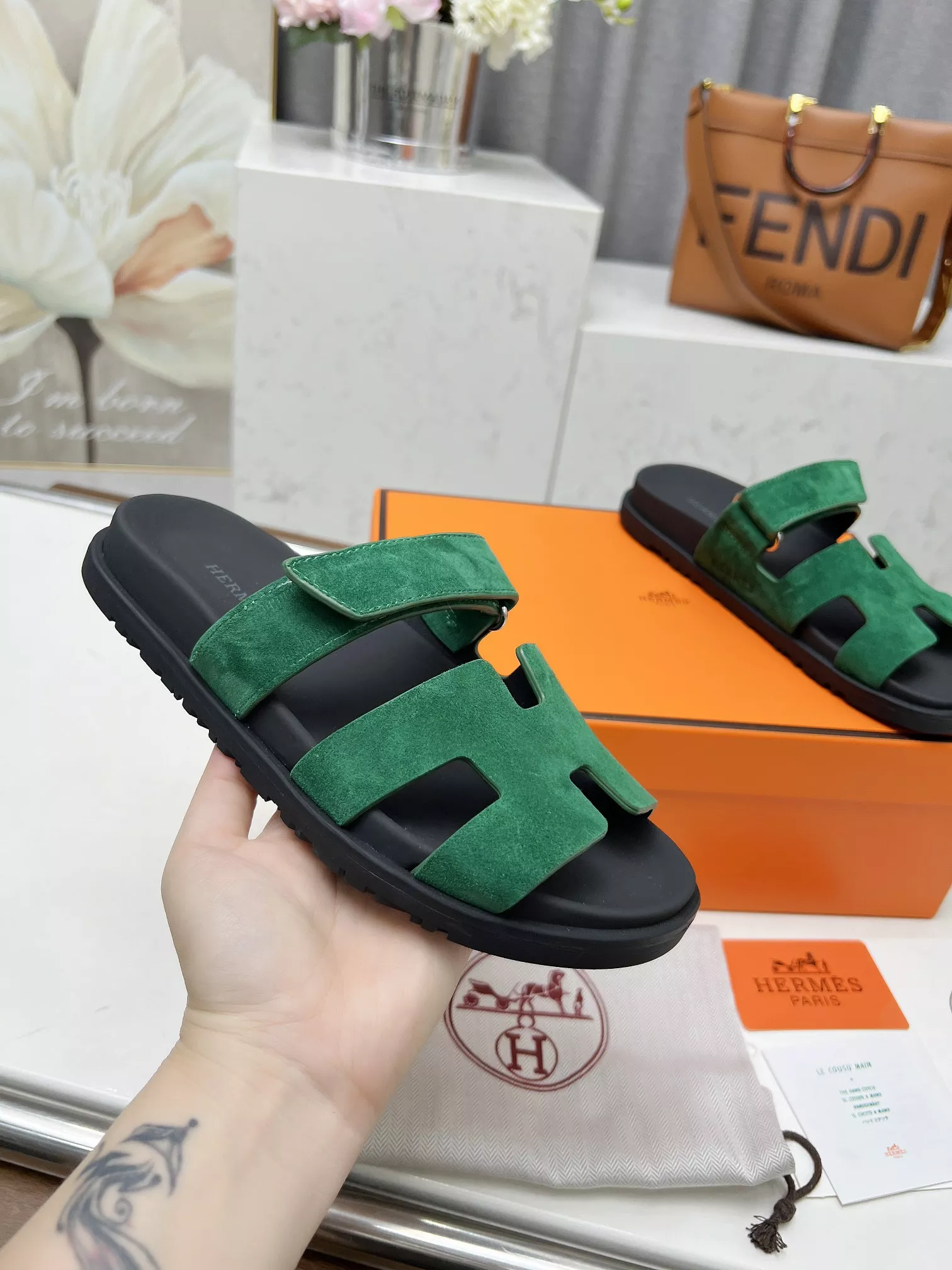 Compact 9684 Hermes Slippers For Women
