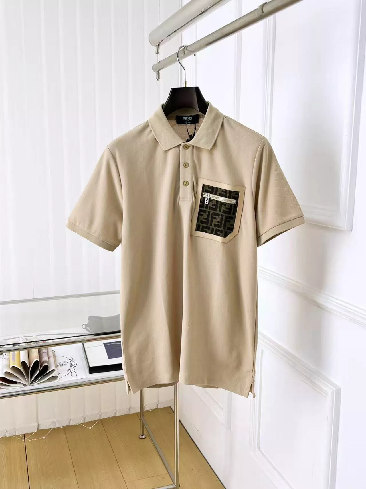 Compact 9987 Fendi T-Shirts Short Sleeved For Men