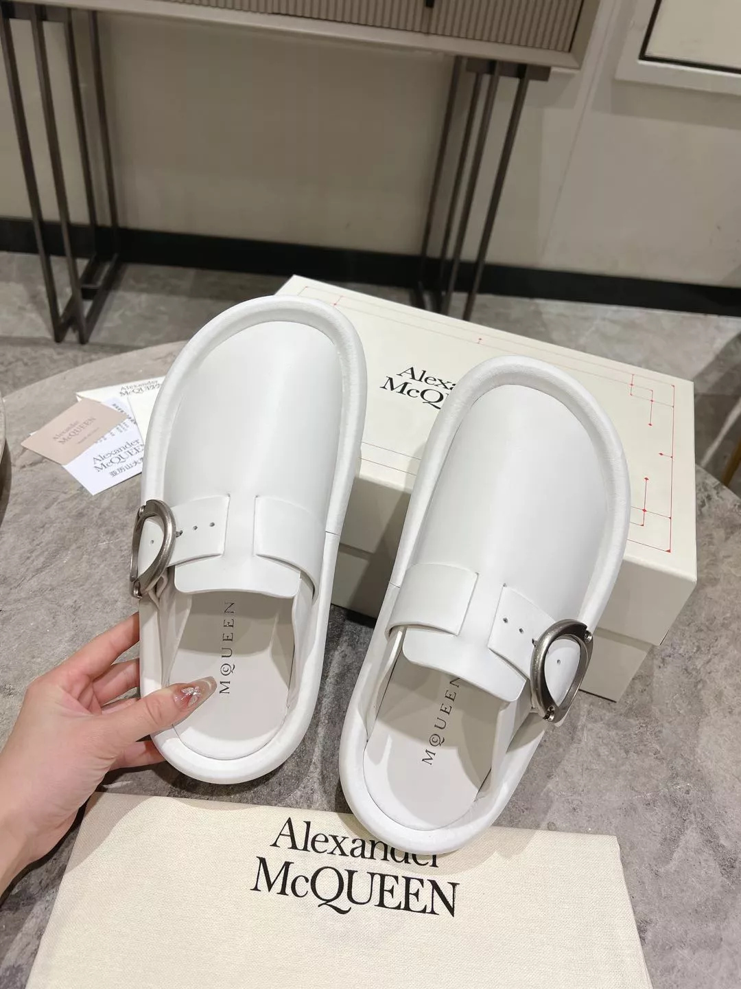 Cozy 1116 Alexander McQueen Slippers For Men