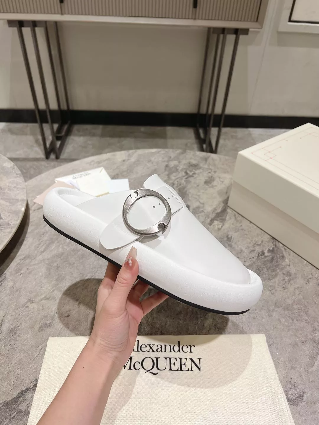 Cozy 1116 Alexander McQueen Slippers For Men