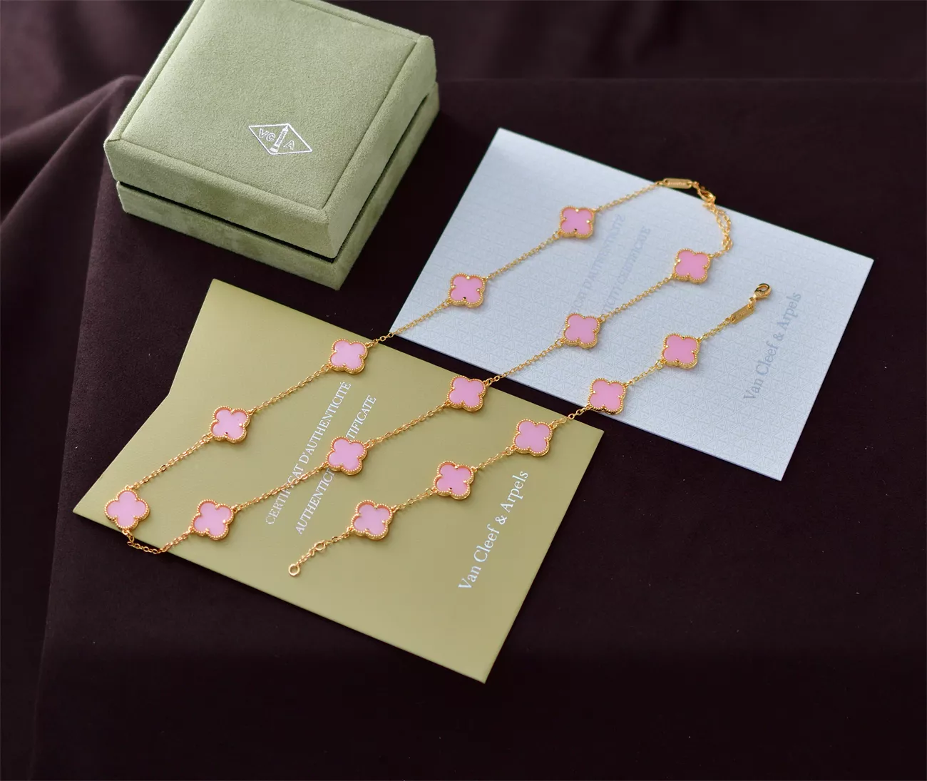 Cozy 1229 Van Cleef & Arpels Jewelry Set For Women