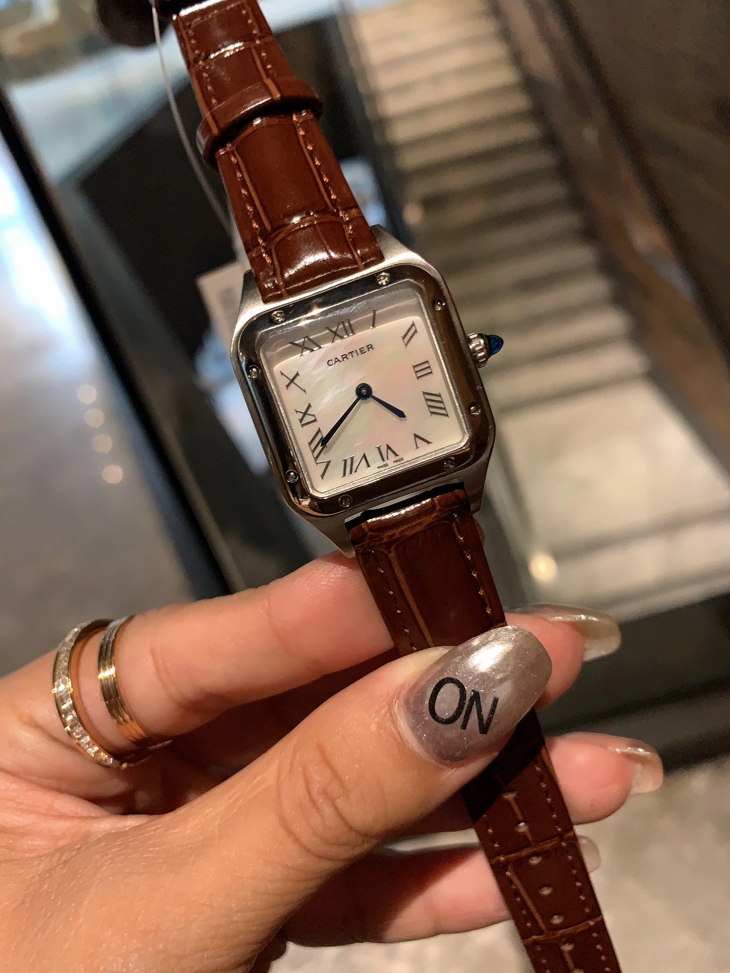 Cozy 1341 Cartier AAA Quality Watches In Silver For Women