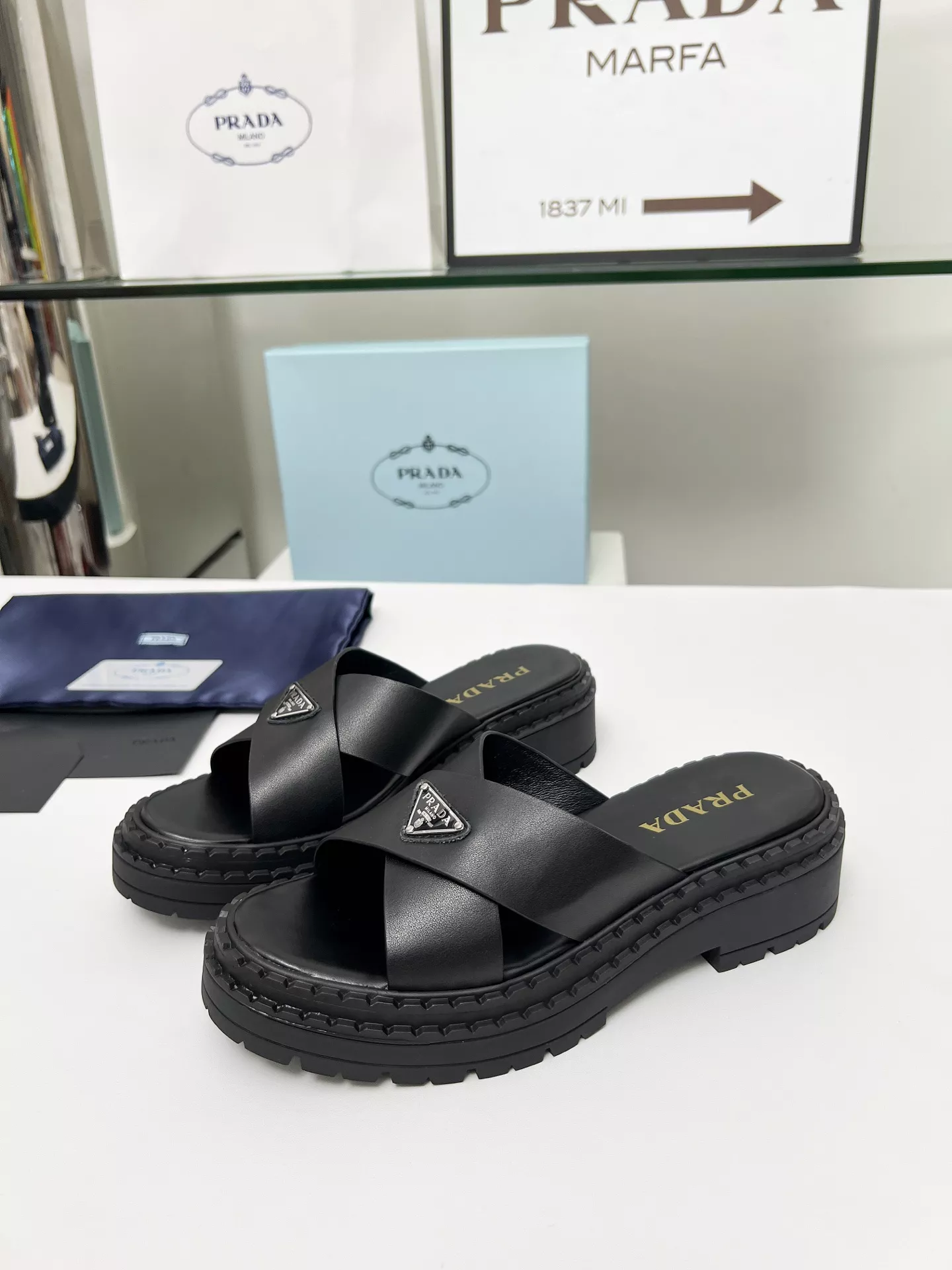 Cozy 1383 Prada Slippers For Women