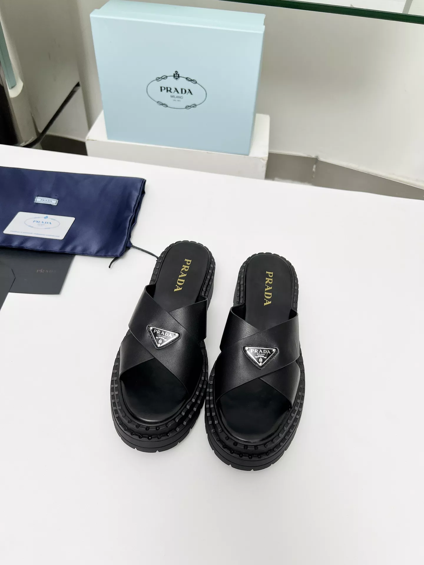 Cozy 1383 Prada Slippers For Women