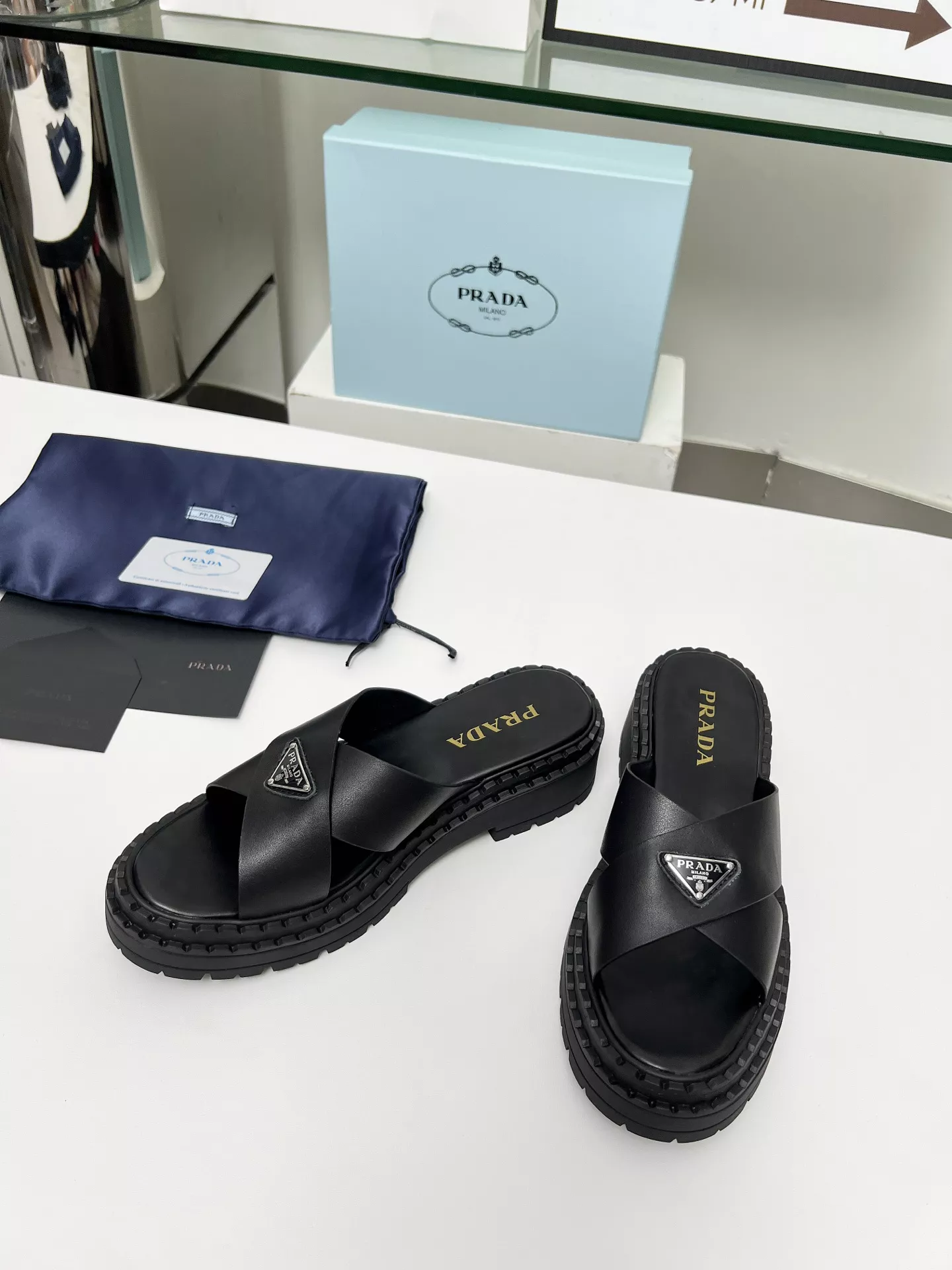 Cozy 1383 Prada Slippers For Women