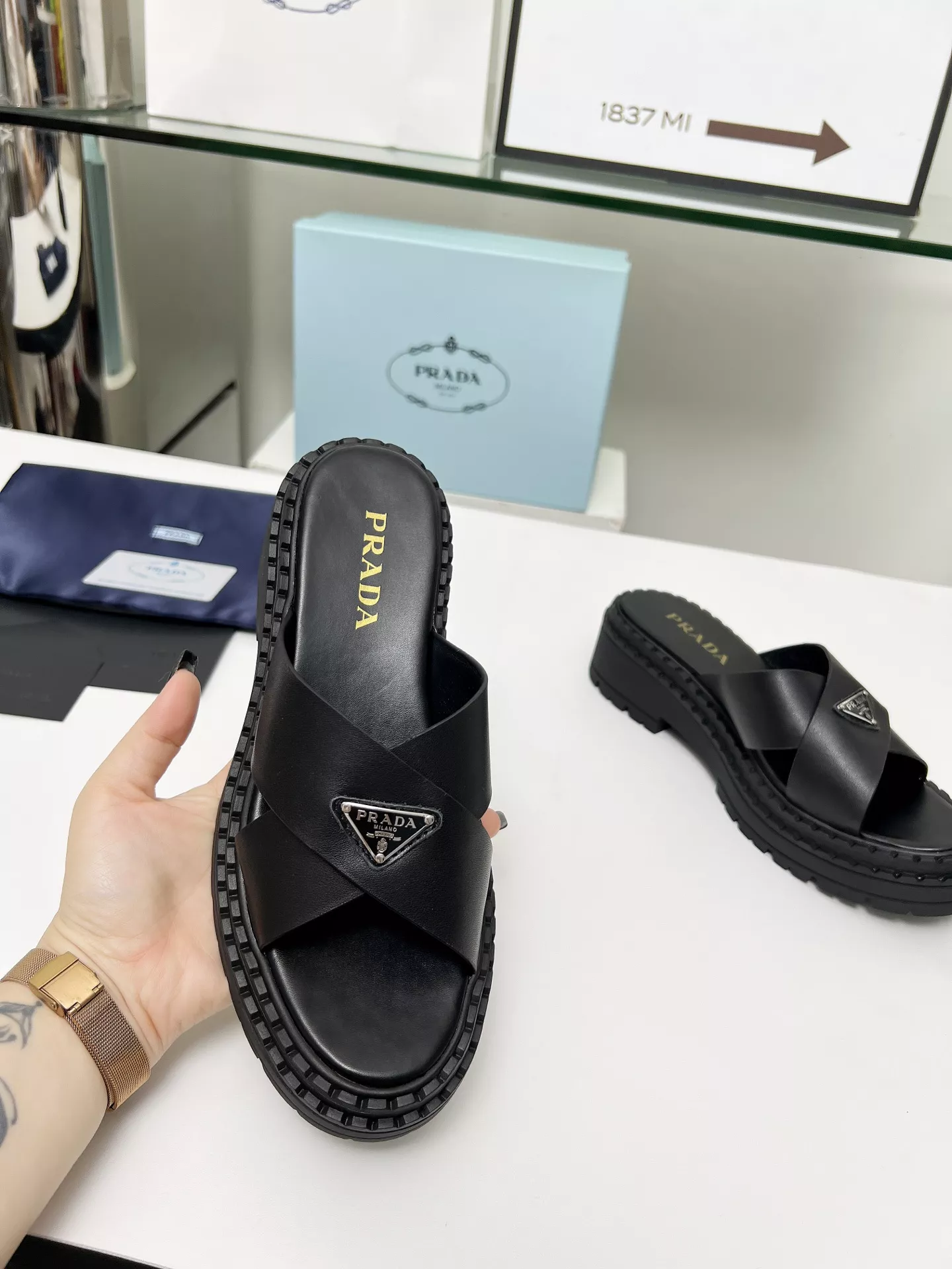 Cozy 1383 Prada Slippers For Women