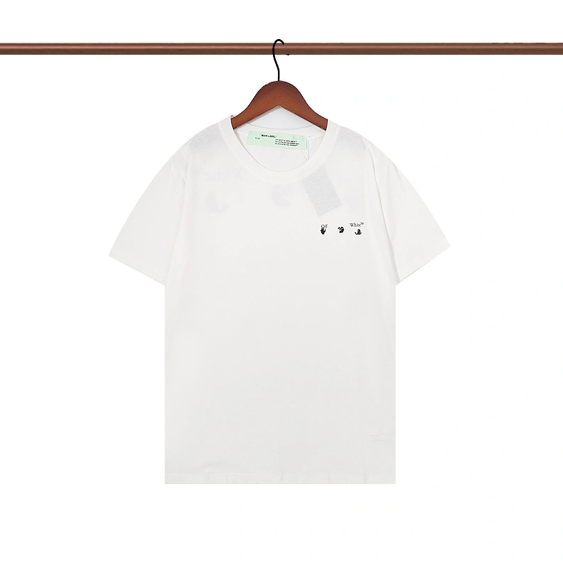 Cozy 1698 Off-White T-Shirts Short Sleeved For Unisex