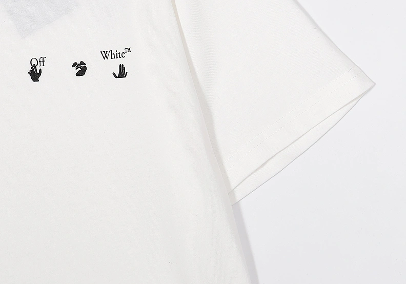 Cozy 1698 Off-White T-Shirts Short Sleeved For Unisex