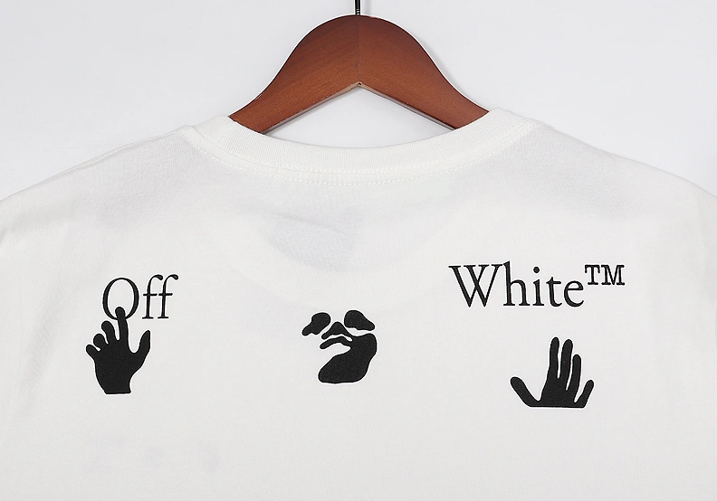 Cozy 1698 Off-White T-Shirts Short Sleeved For Unisex