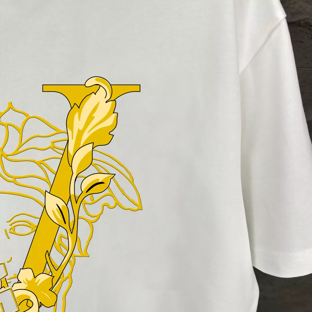 Cozy 2261 Versace T-Shirts Short Sleeved For Unisex