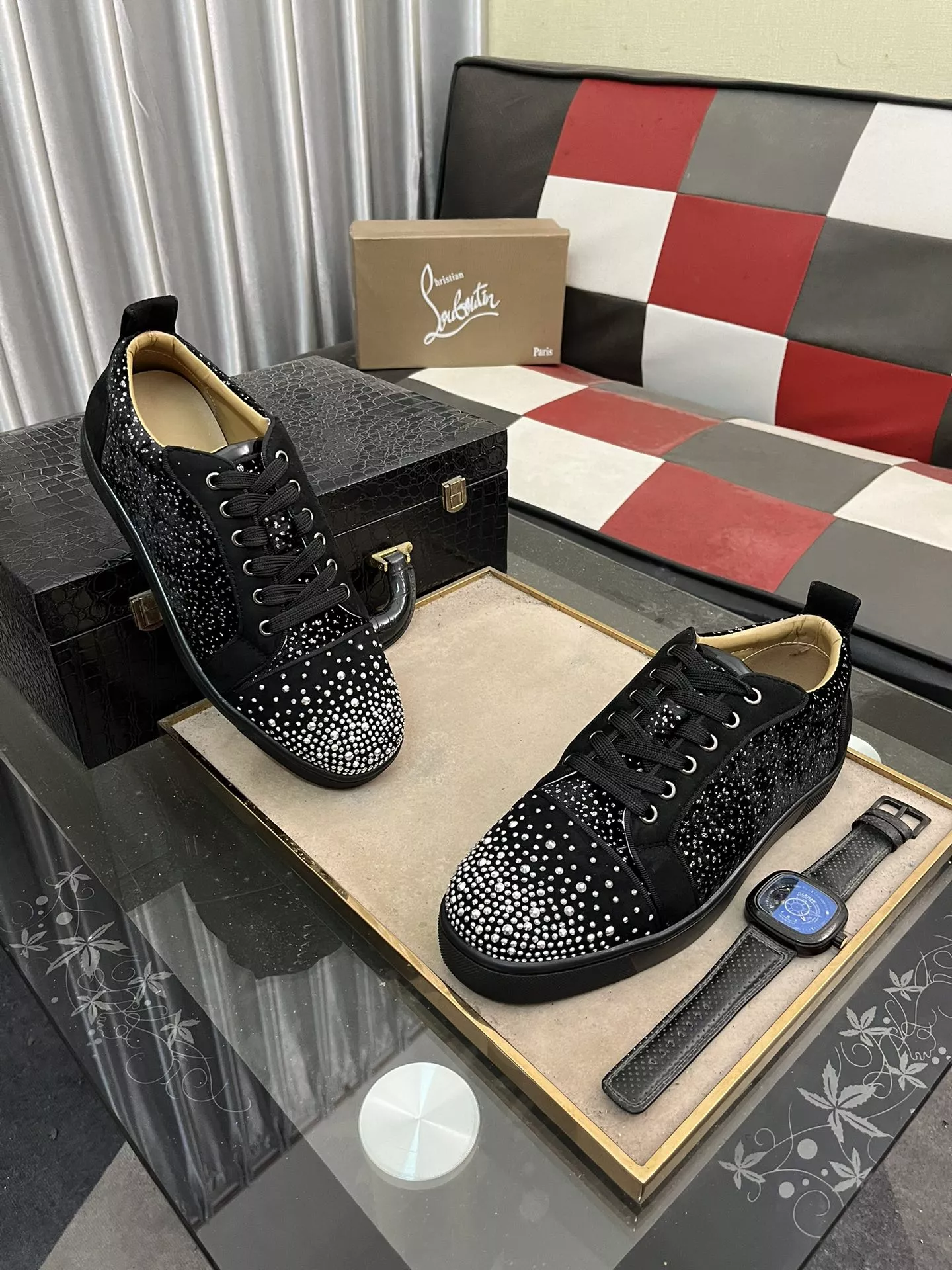 Cozy 2509 Christian Louboutin Casual Shoes For Men
