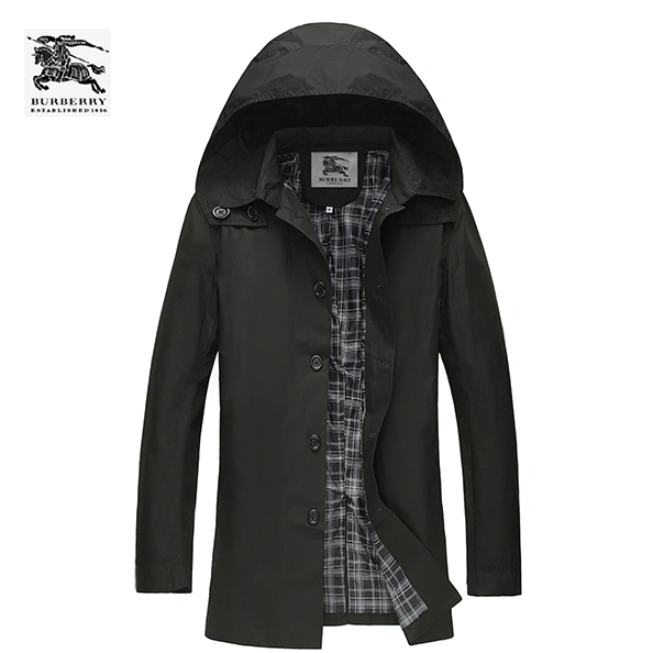Cozy 2672 Burberry Trench Coat Long Sleeved For Men