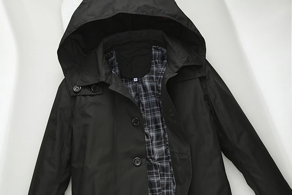 Cozy 2672 Burberry Trench Coat Long Sleeved For Men