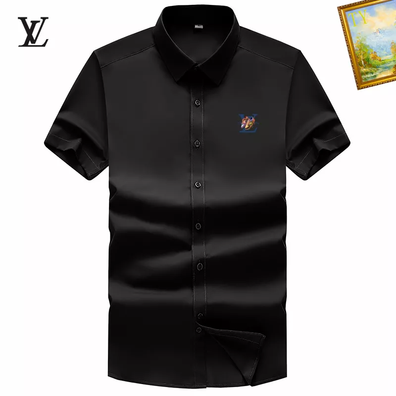 Cozy 2706 Louis Vuitton LV Shirts Short Sleeved For Men