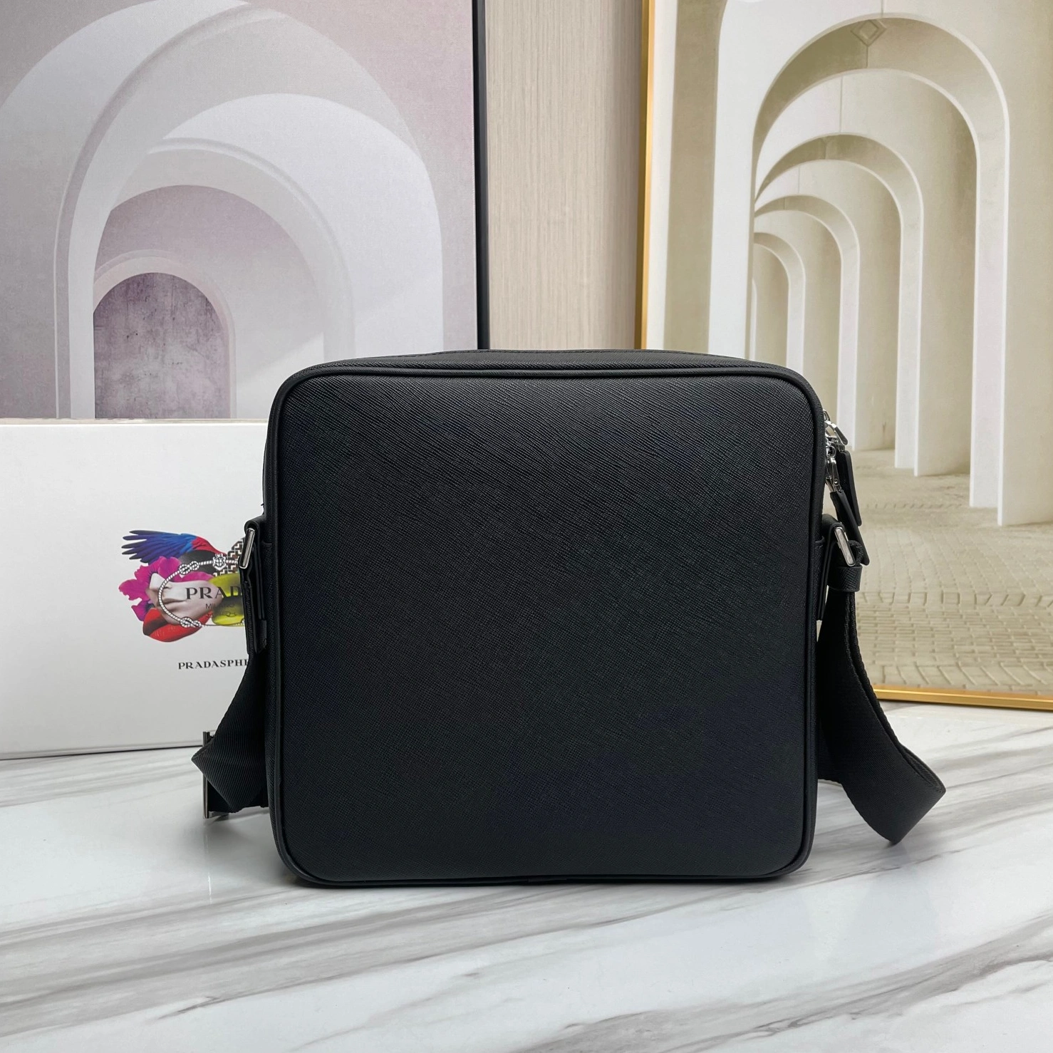 Cozy 2840 Prada AAA Man Messenger Bags