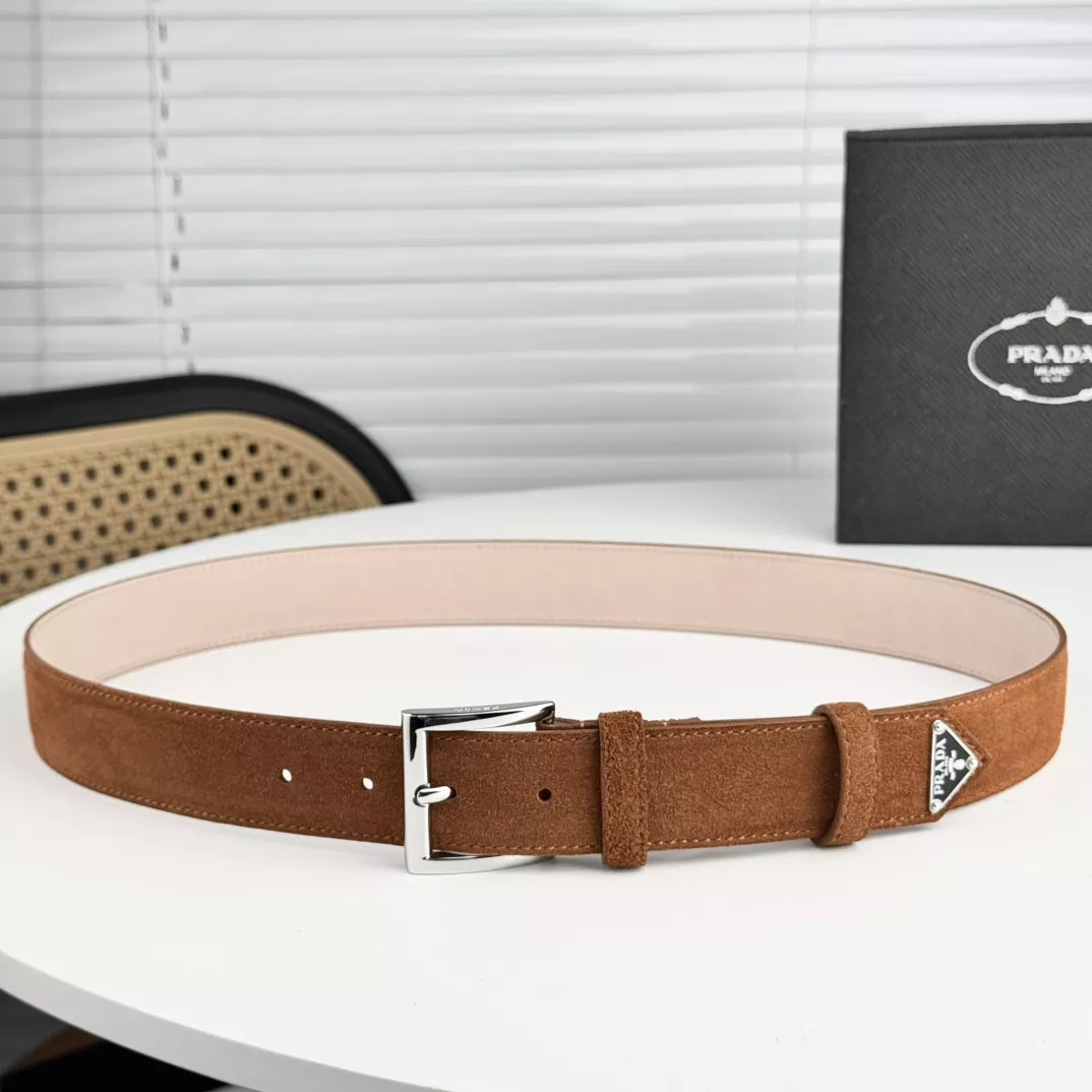 Cozy 3086 Prada AAA Quality Belts In 3.5cm For Unisex