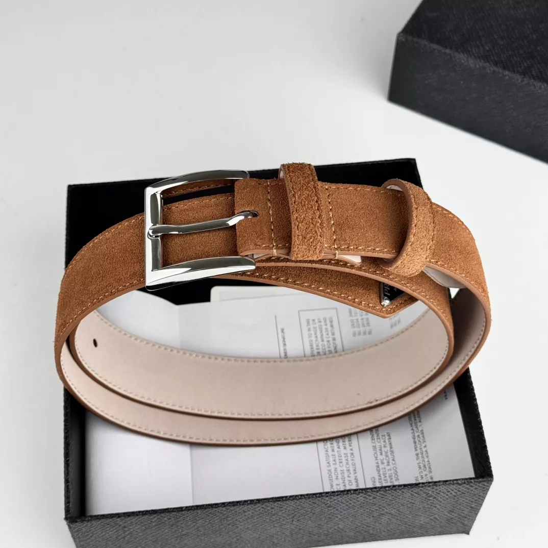Cozy 3086 Prada AAA Quality Belts In 3.5cm For Unisex