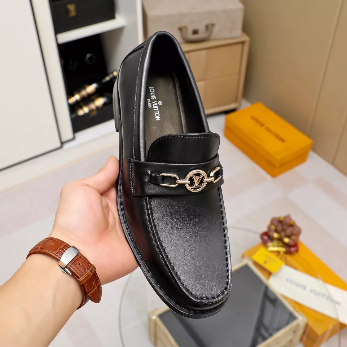 Cozy 3101 Louis Vuitton LV Oxfords Shoes For Men