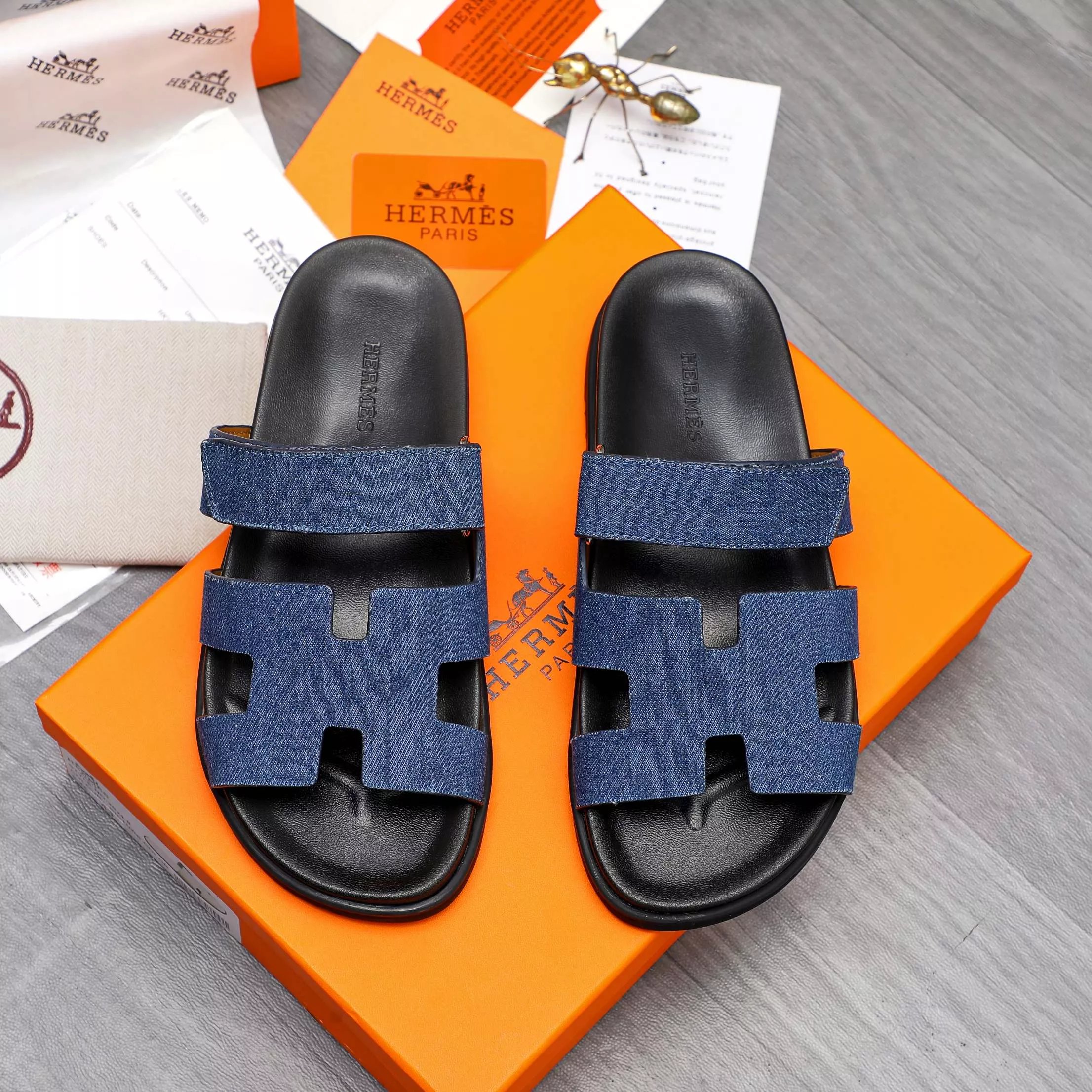 Cozy 3125 Hermes Slippers For Men