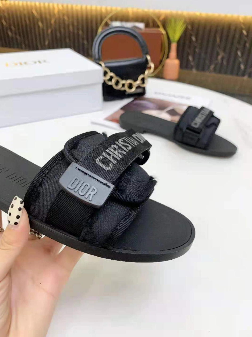Cozy 3146 Christian Dior Slippers For Women