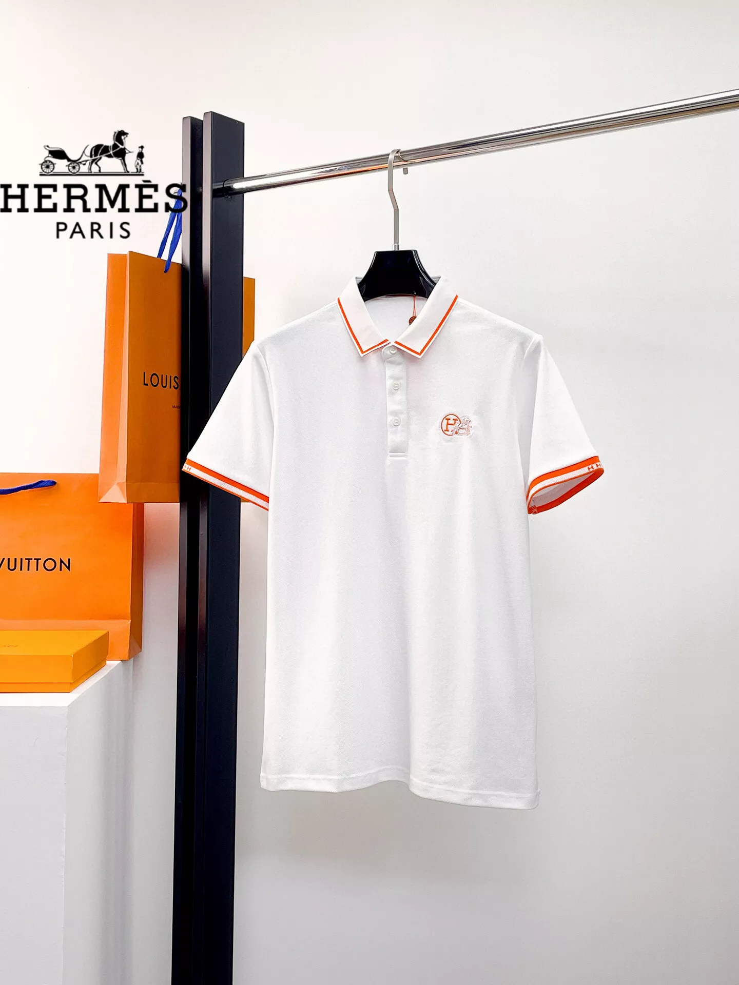 Cozy 3338 Hermes T-Shirts Short Sleeved For Men