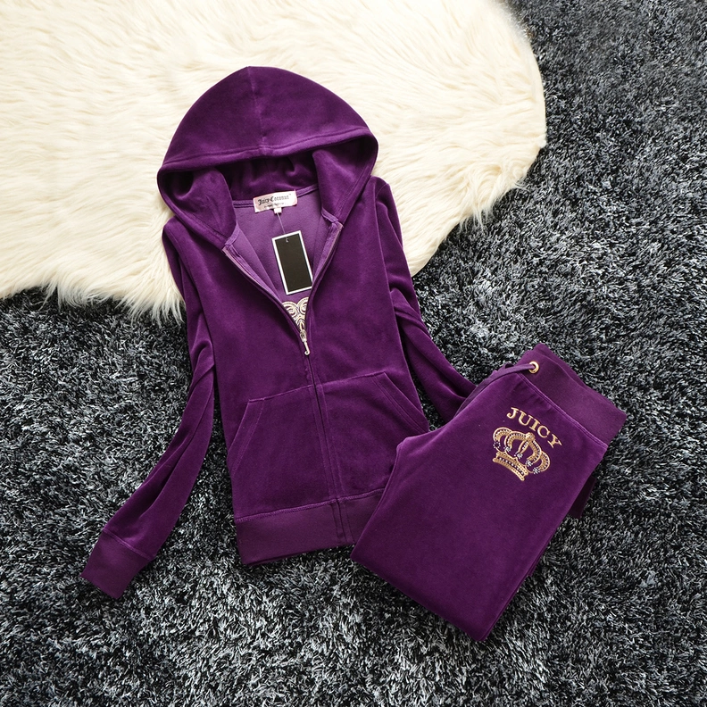Cozy 3409 Juicy Couture Tracksuits Long Sleeved For Women