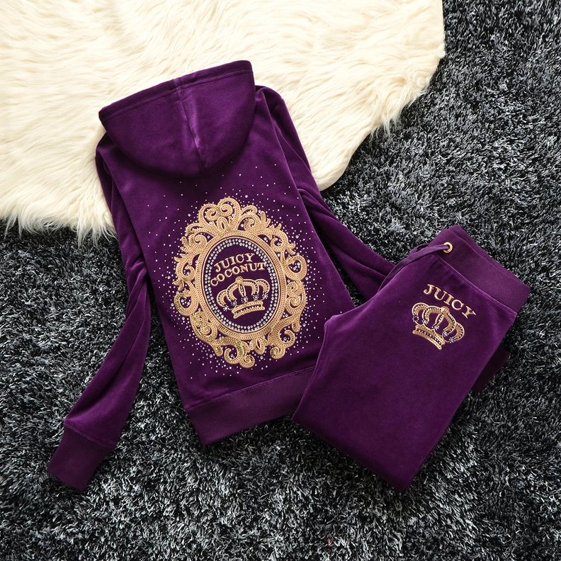 Cozy 3409 Juicy Couture Tracksuits Long Sleeved For Women