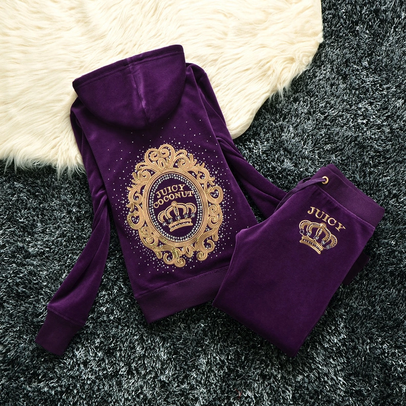 Cozy 3409 Juicy Couture Tracksuits Long Sleeved For Women