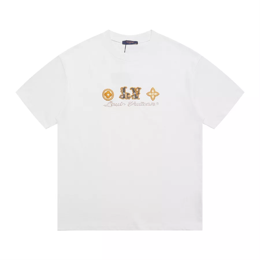 Cozy 3537 Louis Vuitton LV T-Shirts Short Sleeved For Unisex