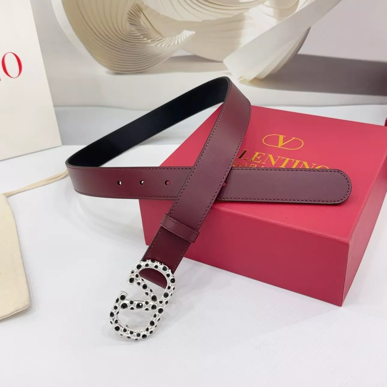 Cozy 3910 Valentino AAA Quality Belts In 3.0cm For Women