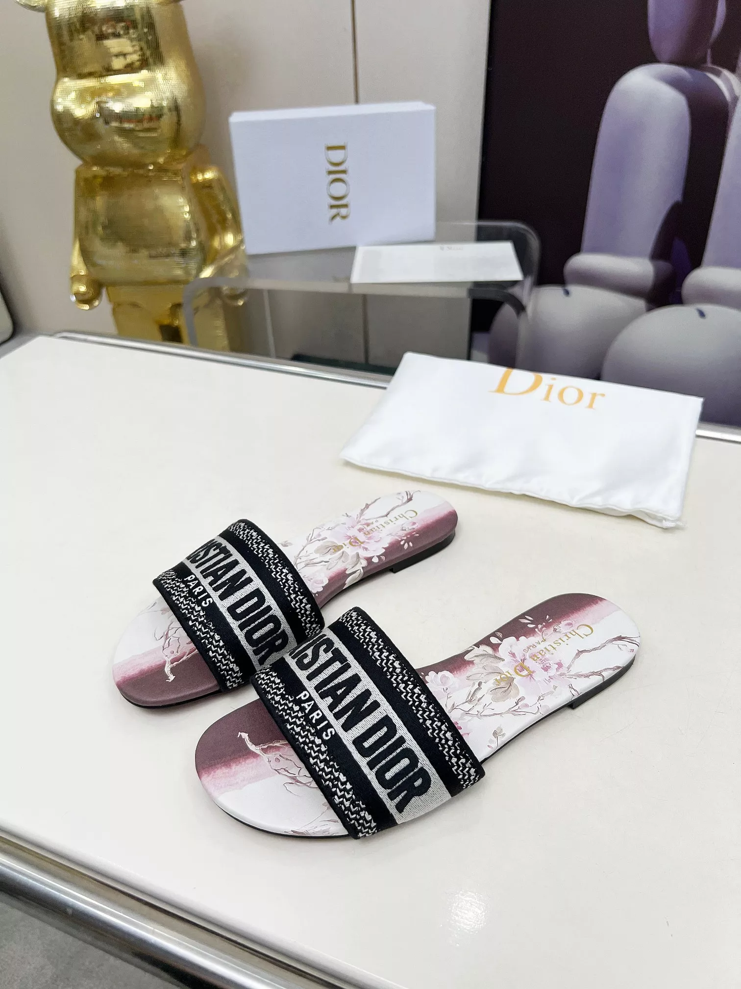 Cozy 4285 Christian Dior Slippers For Women