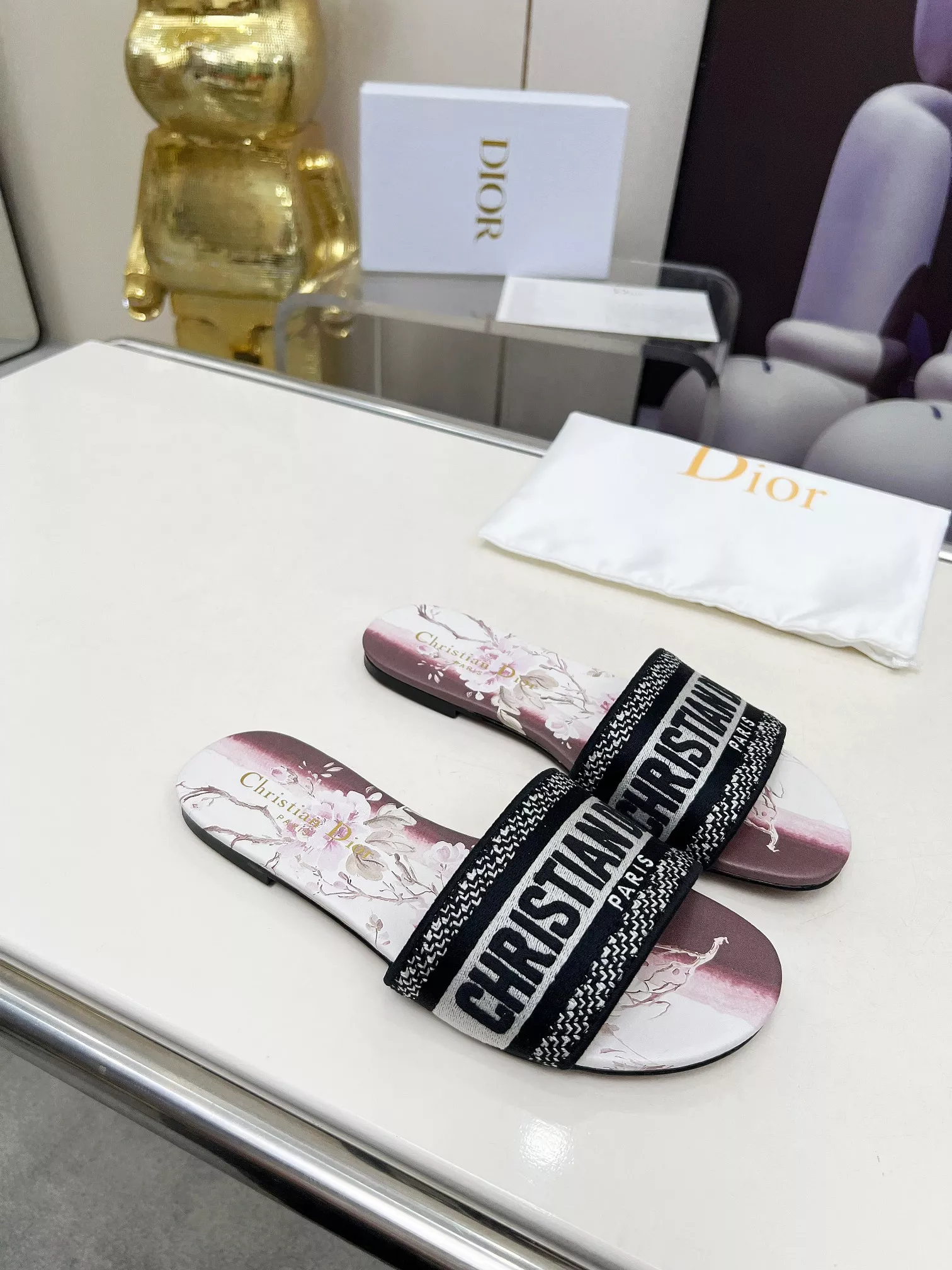 Cozy 4285 Christian Dior Slippers For Women