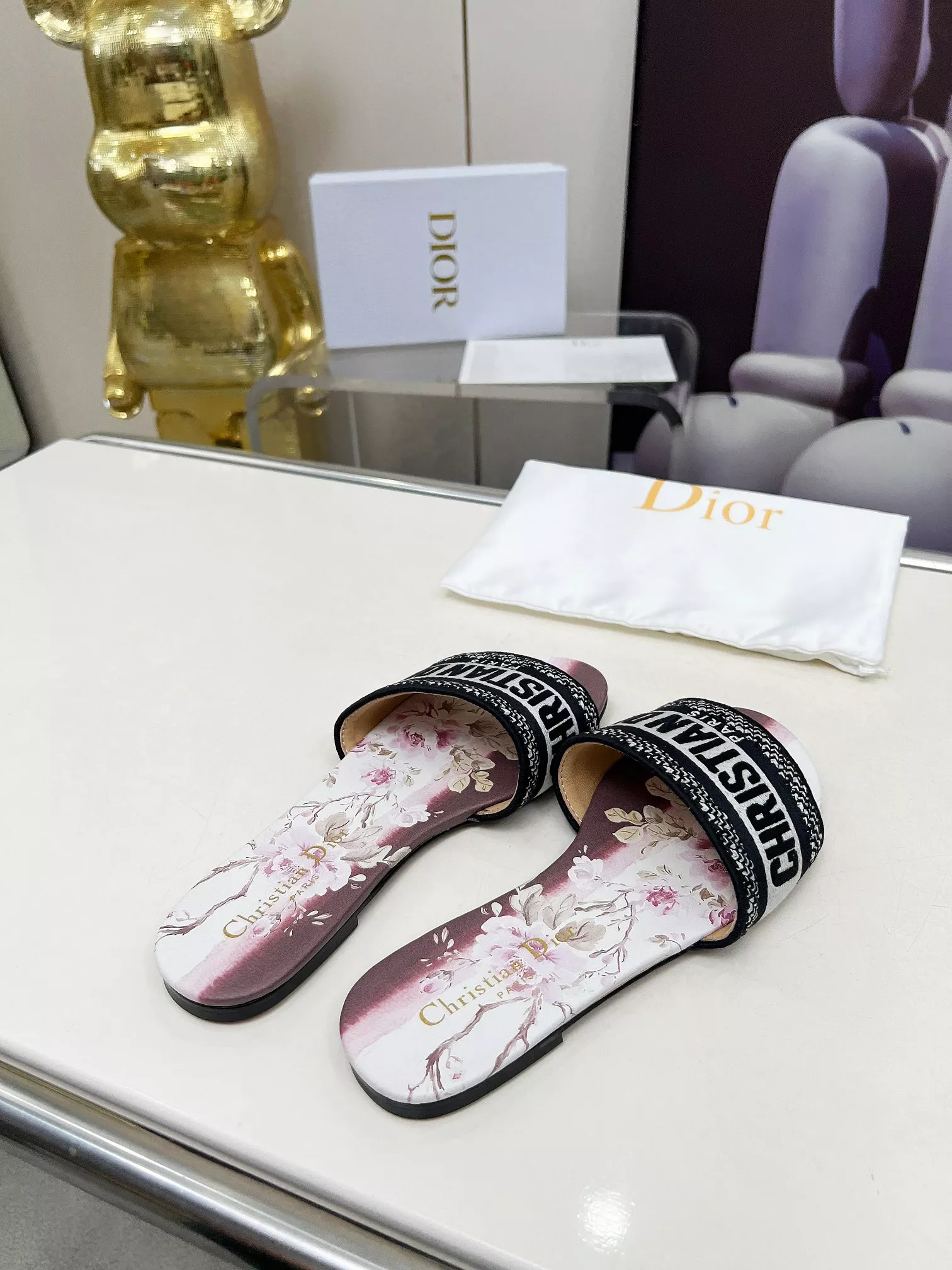Cozy 4285 Christian Dior Slippers For Women