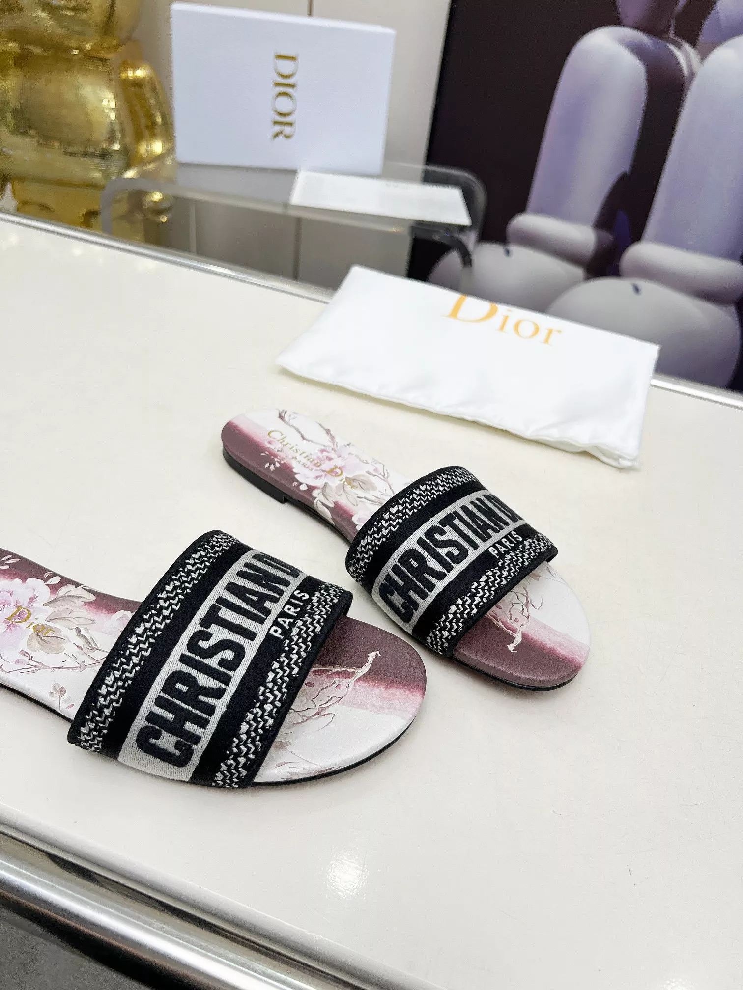 Cozy 4285 Christian Dior Slippers For Women