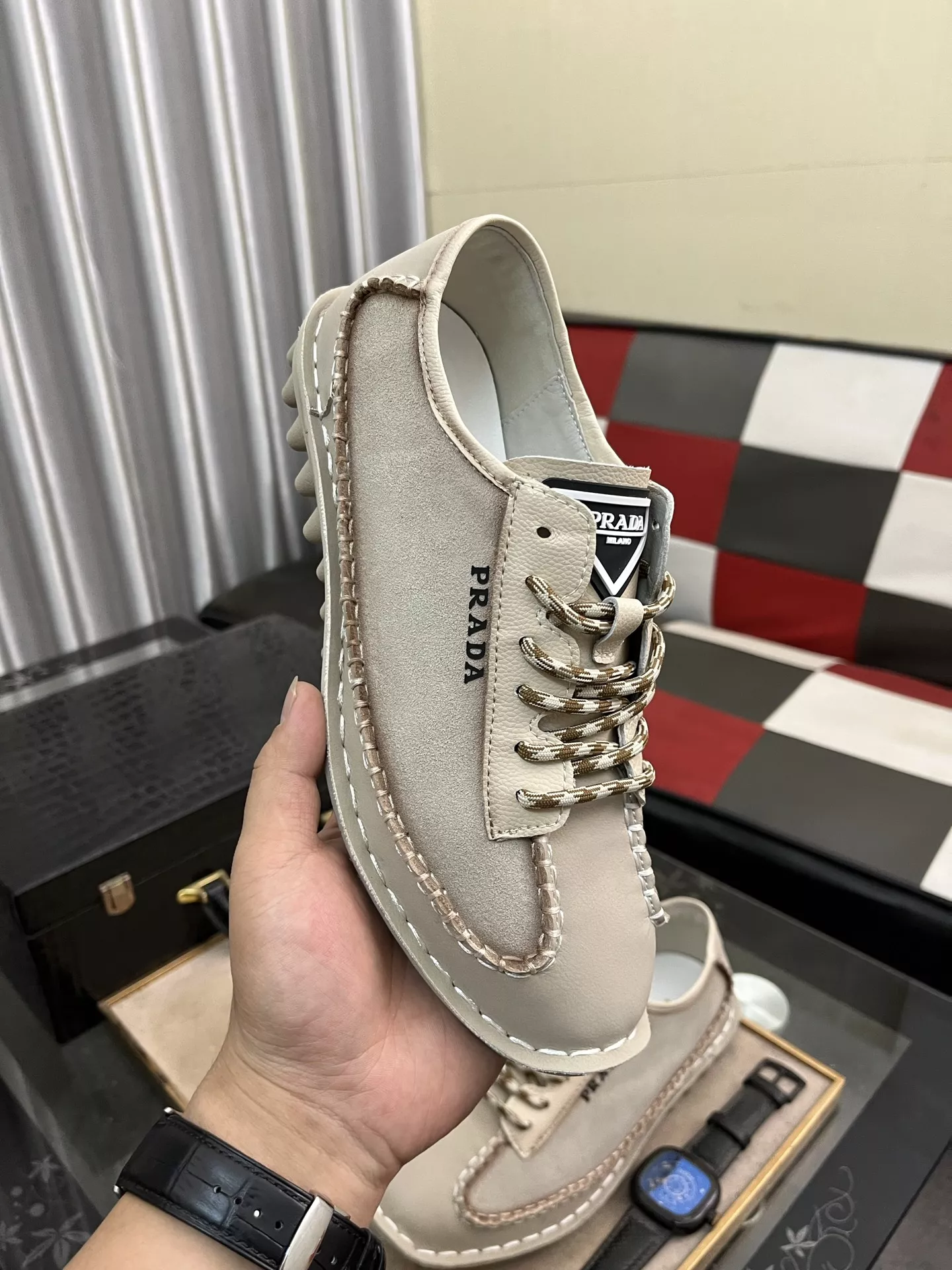 Cozy 4543 Prada Casual Shoes For Men