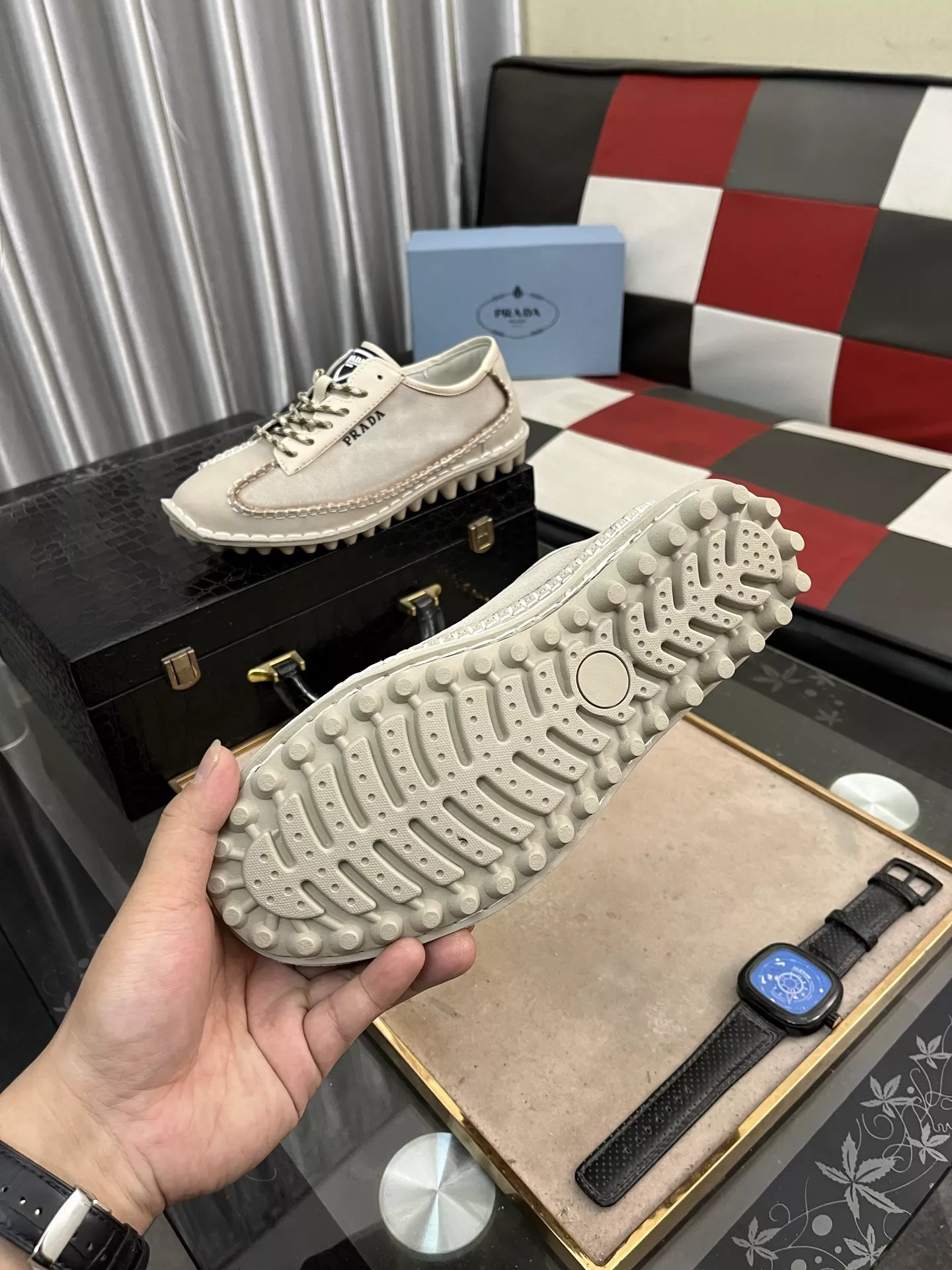Cozy 4543 Prada Casual Shoes For Men