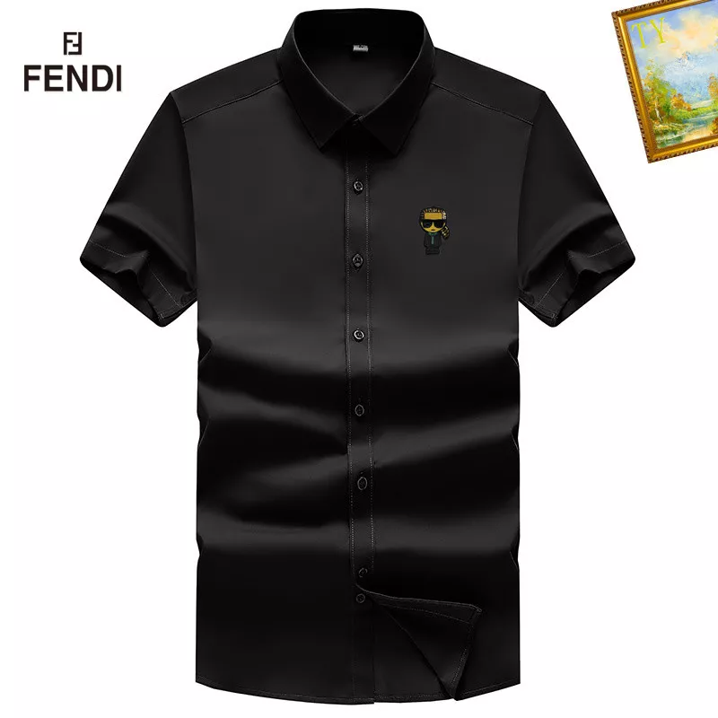 Cozy 6013 Fendi Shirts Short Sleeved For Men