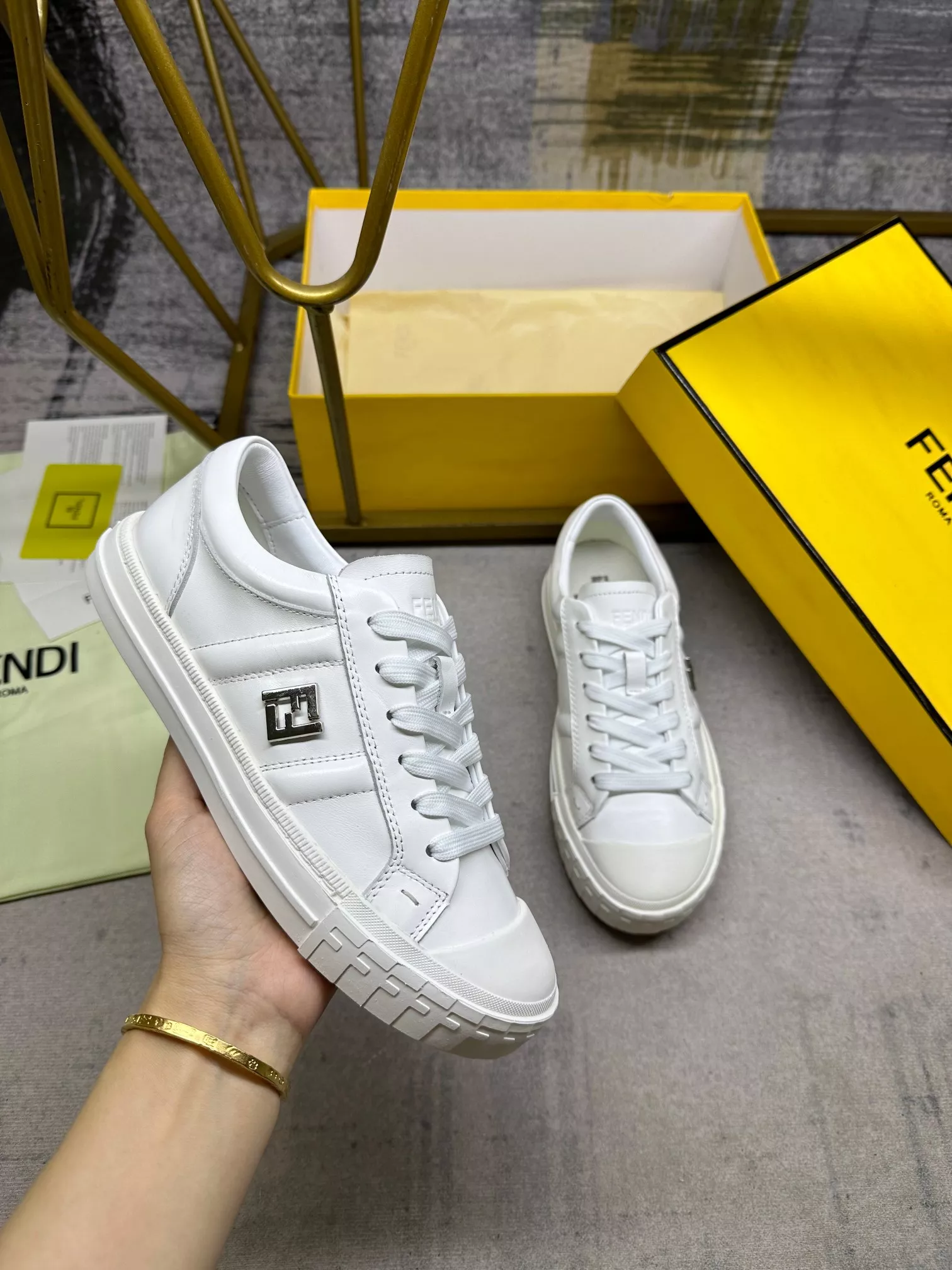 Cozy 6378 Fendi Casual Shoes For Men