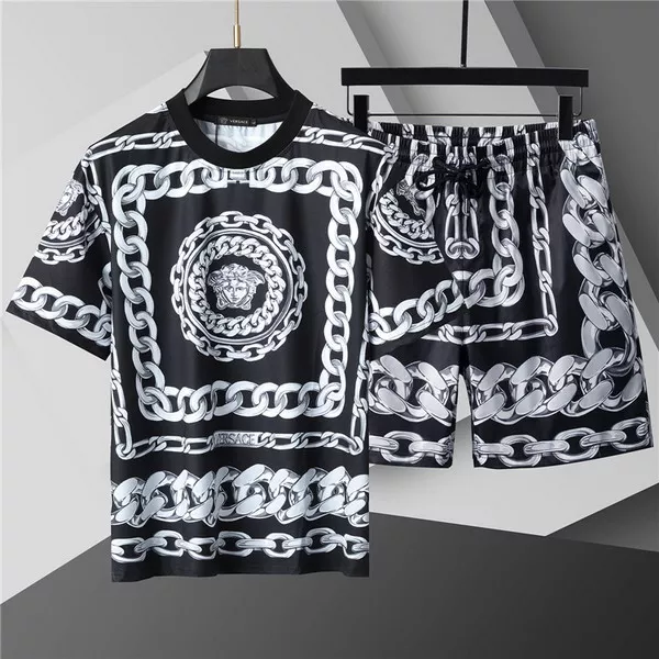 Cozy 6397 Versace Tracksuits Short Sleeved For Men