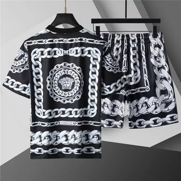 Cozy 6397 Versace Tracksuits Short Sleeved For Men