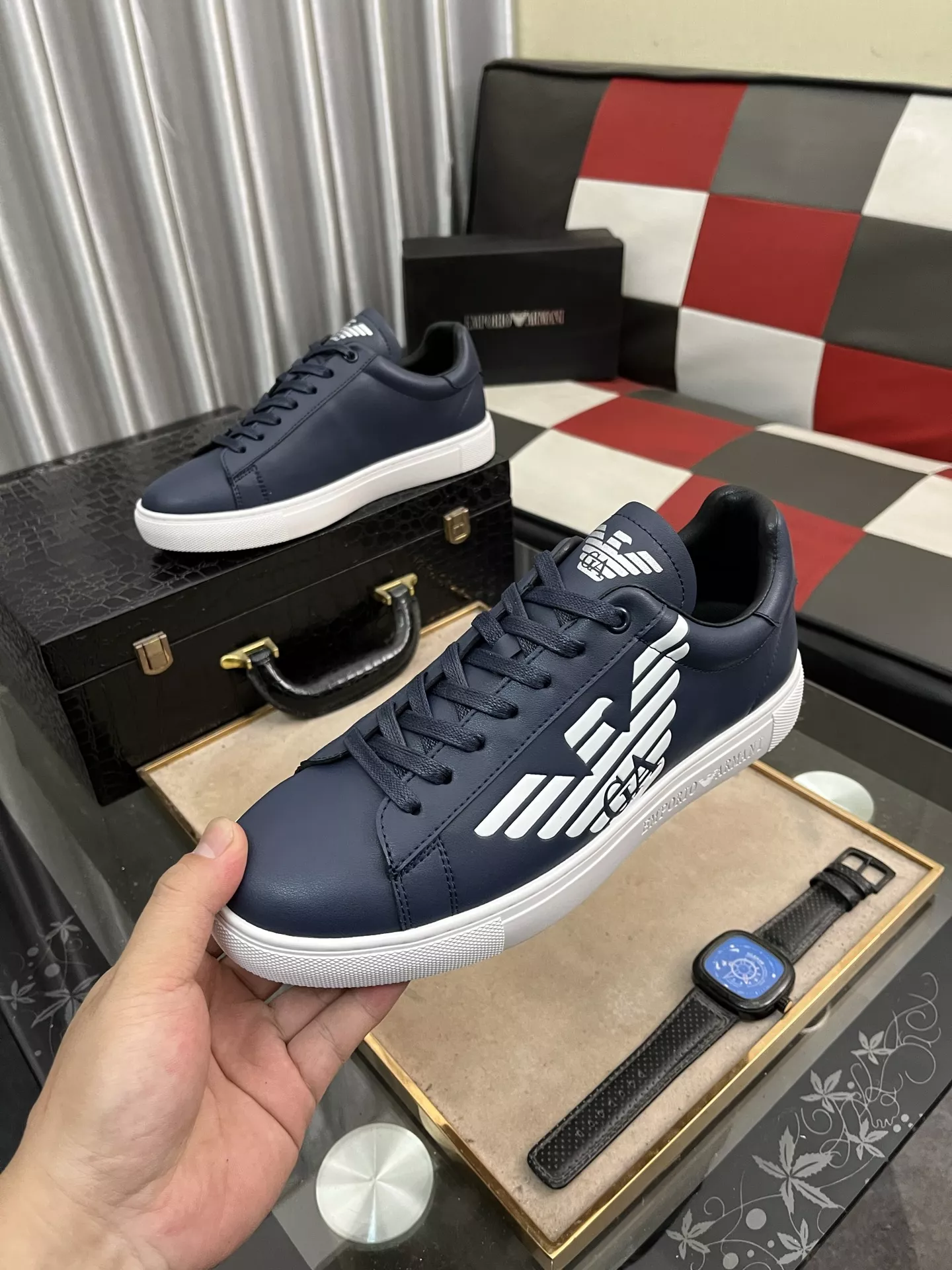 Cozy 6502 Armani Casual Shoes For Men