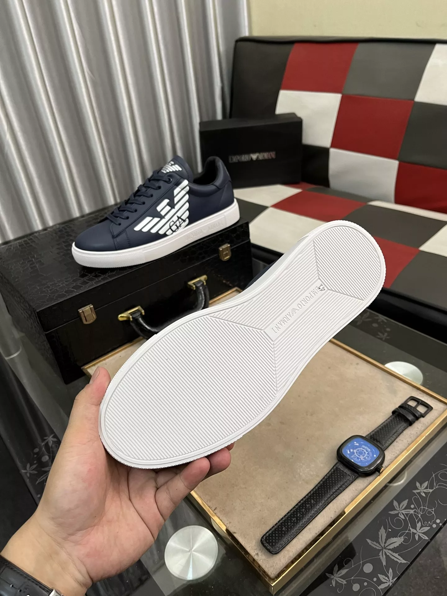 Cozy 6502 Armani Casual Shoes For Men