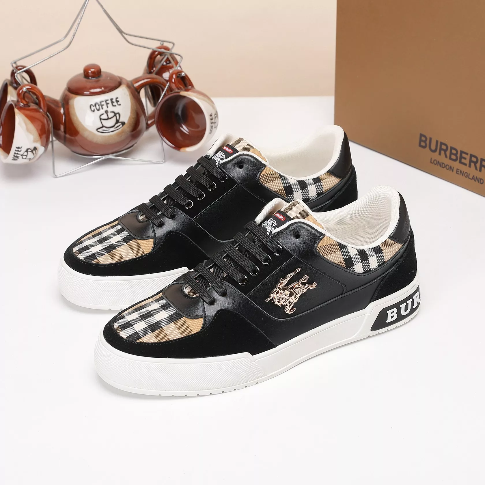 Cozy 6521 Burberry Casual Shoes For Men