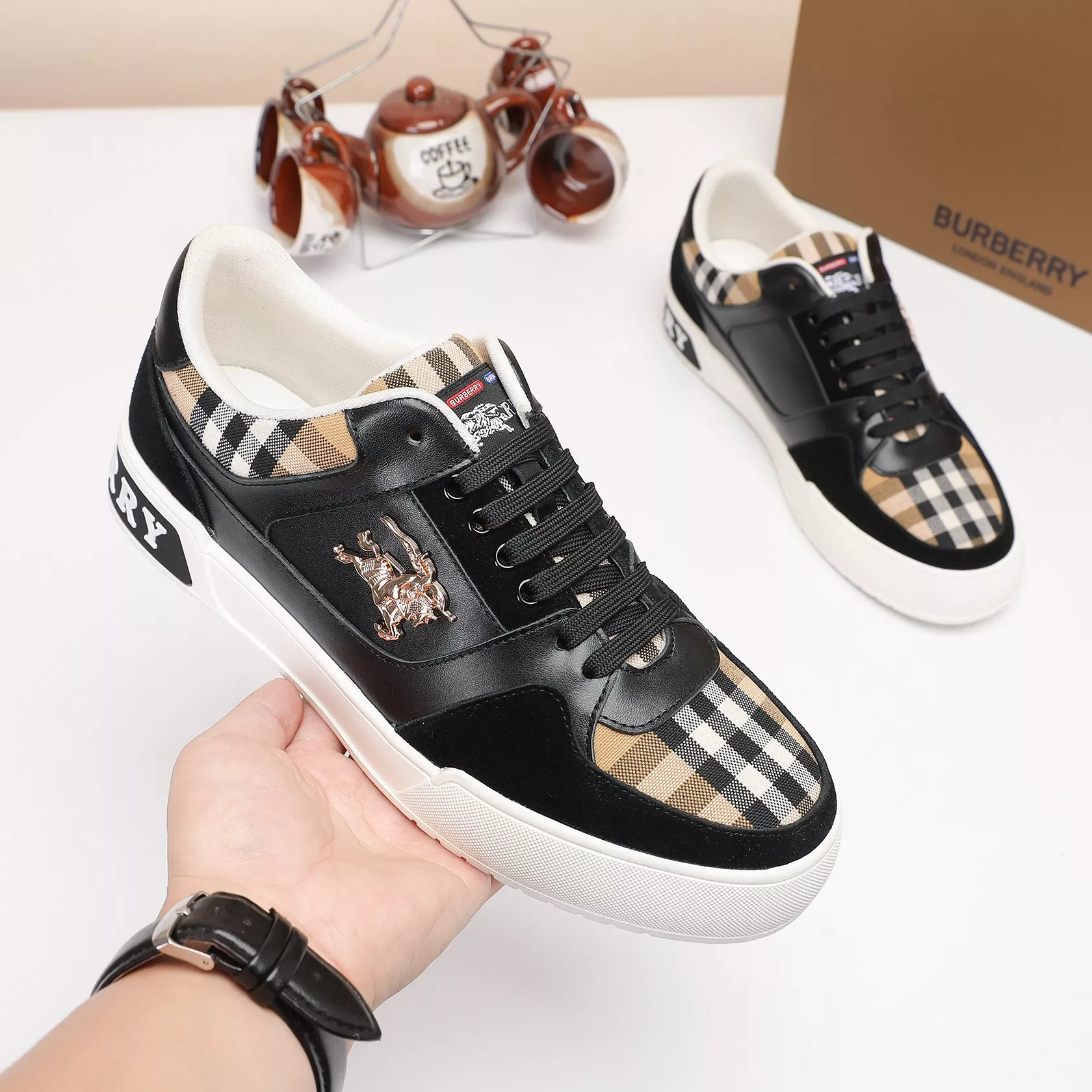 Cozy 6521 Burberry Casual Shoes For Men
