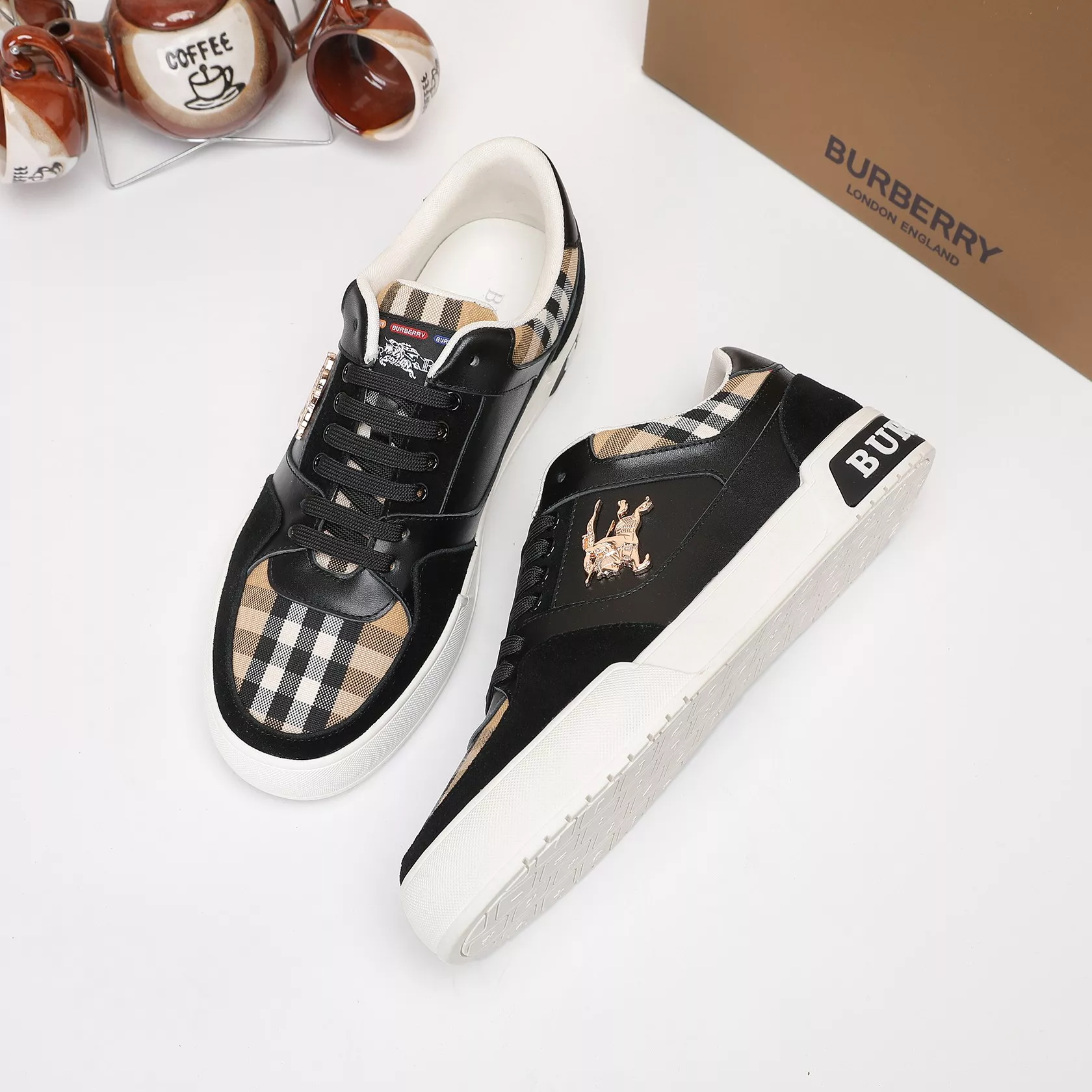 Cozy 6521 Burberry Casual Shoes For Men