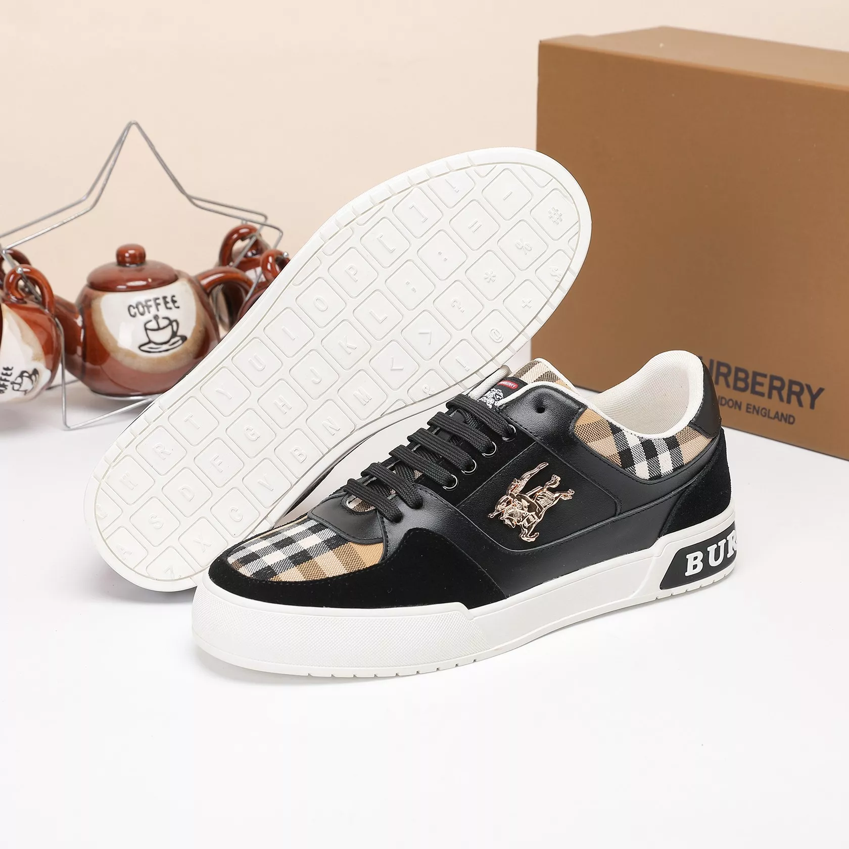 Cozy 6521 Burberry Casual Shoes For Men