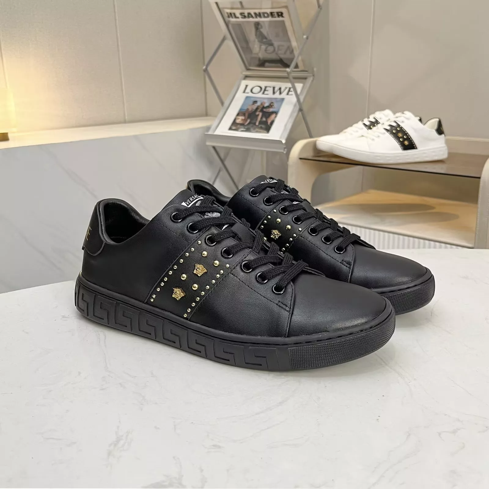 Cozy 7028 Versace Casual Shoes For Men