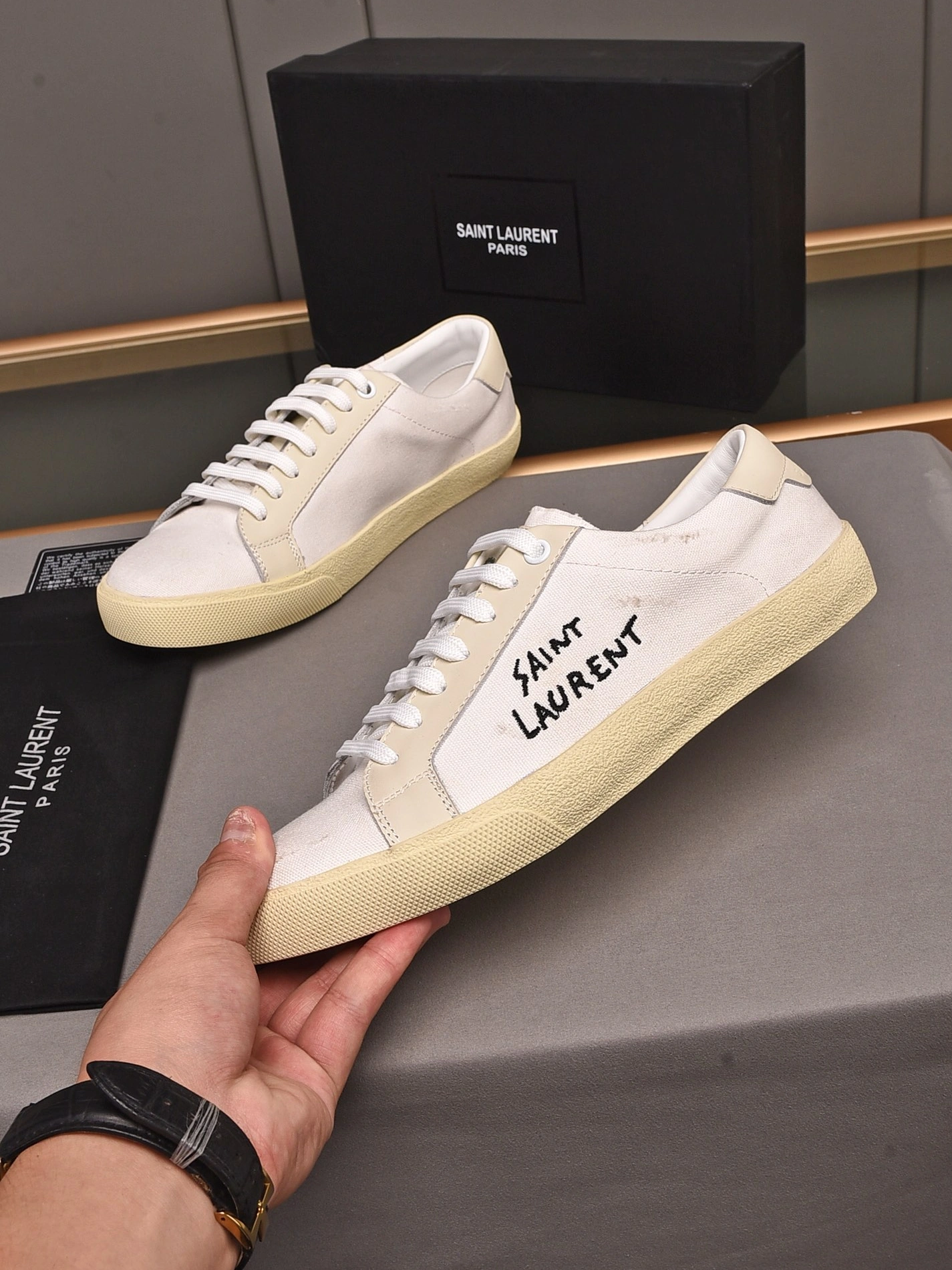 Cozy 7073 Yves Saint Laurent YSL Shoes For Men