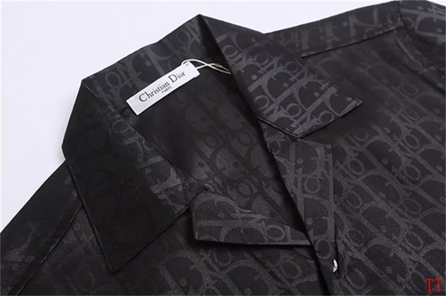 Cozy 7316 Christian Dior Shirts Short Sleeved For Men